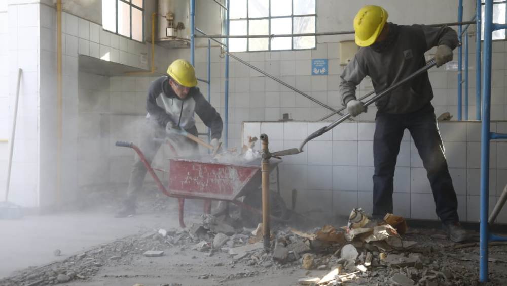 La puesta en valor comenzó con remodelaciones en los baños en las últimas semanas, que están siendo renovados desde cero.